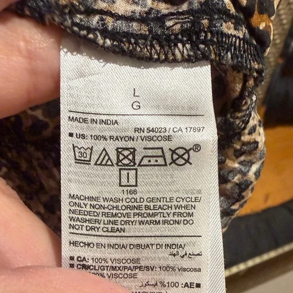 Leopard Print Ruffle Dress - Picture 5 of 5